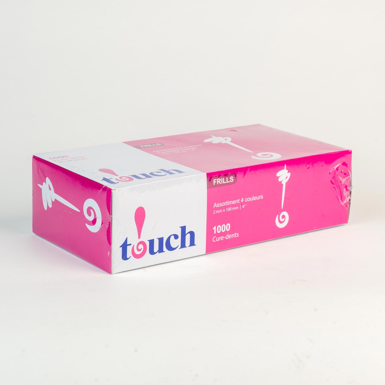 4 Colour Assorted Frills Toothpick 4