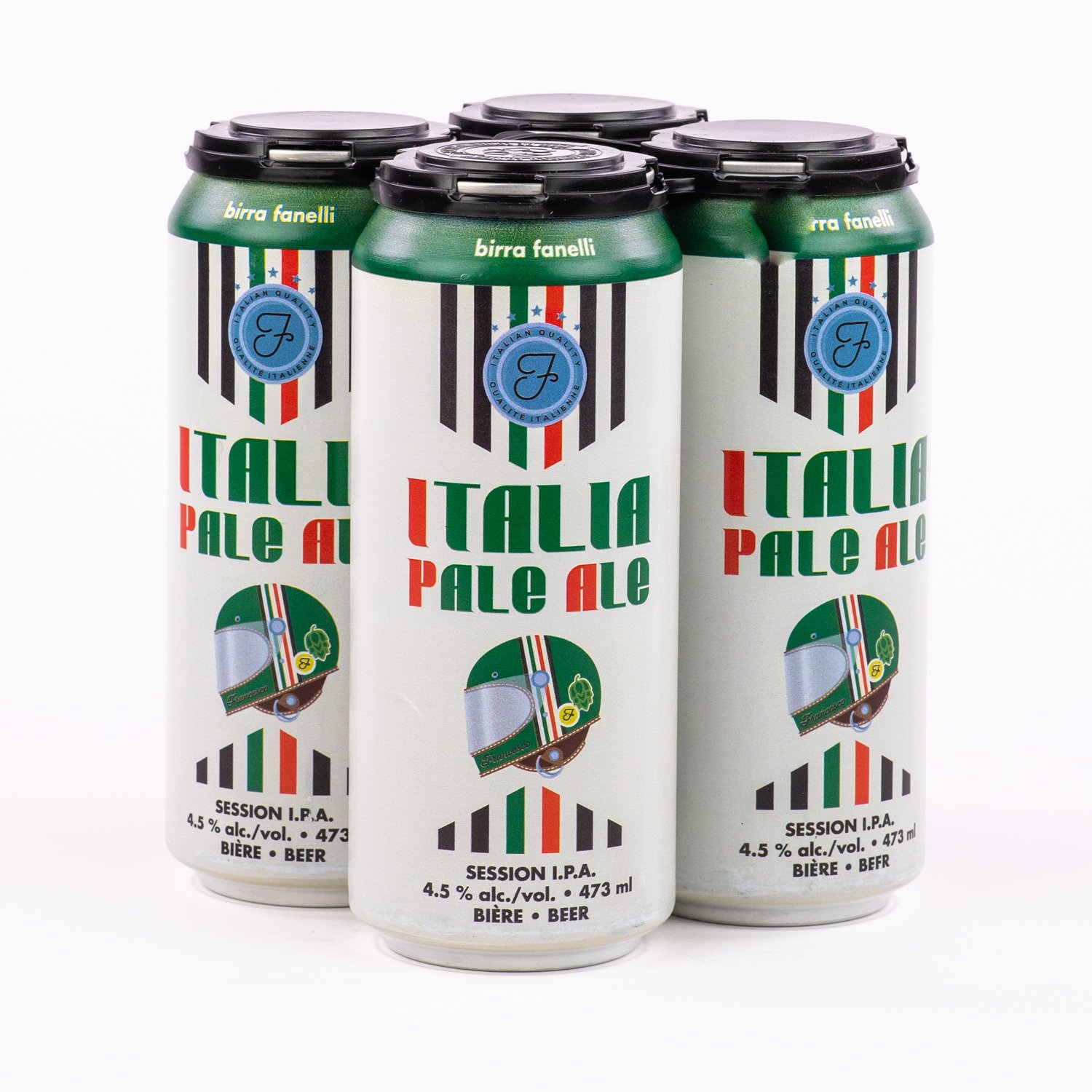 IPA Italian Style Pale Ale Beer 4.5% 473 ml x4