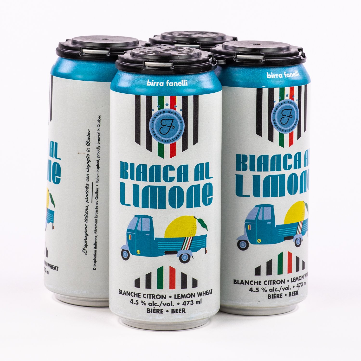 Lemon White Beer 4.5% 473 ml x4