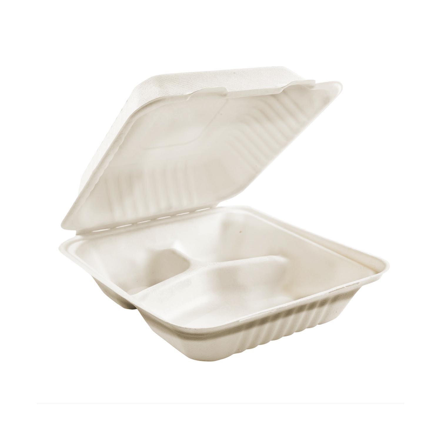 Bagasse Clamshell Container 8
