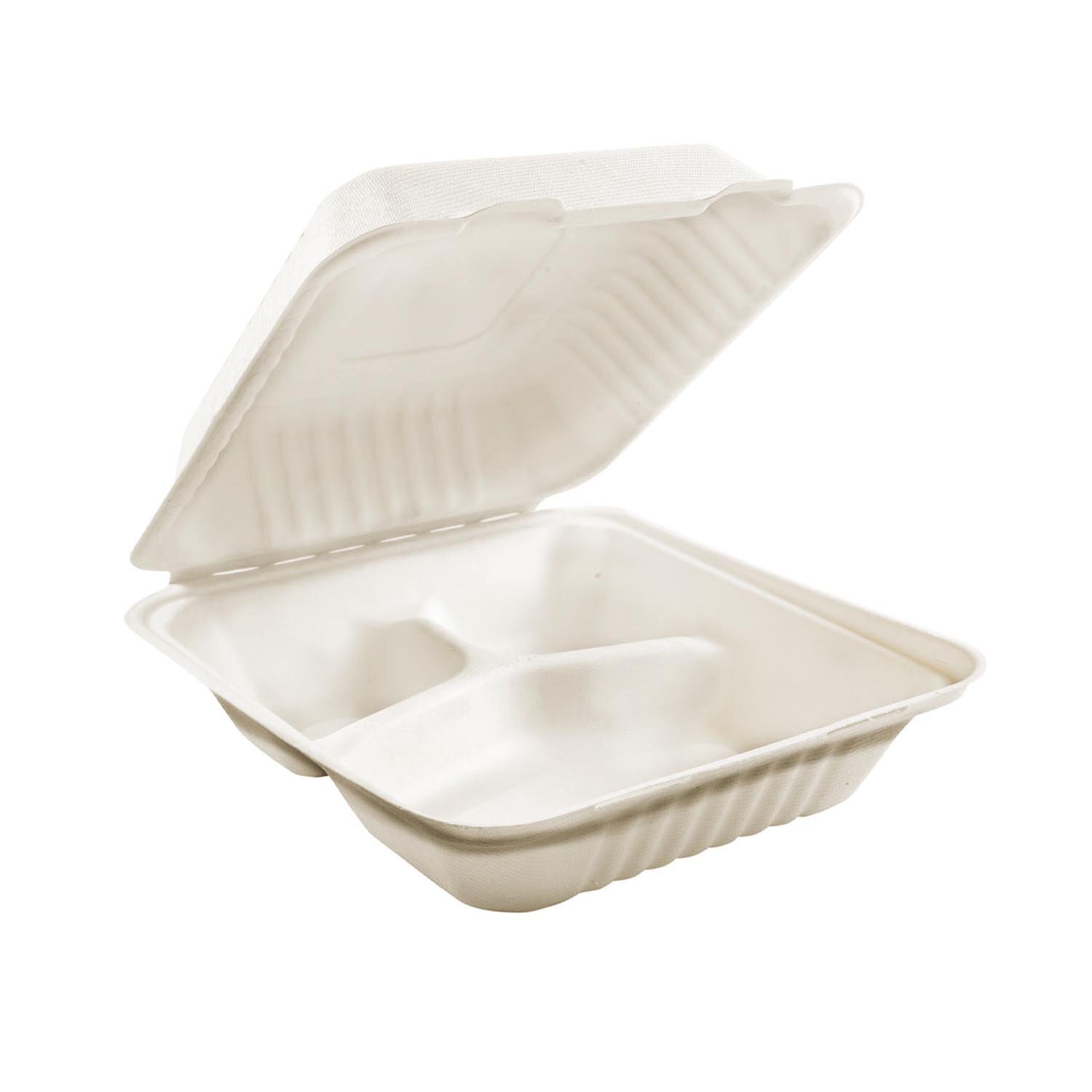 Bagasse Clamshell Container 9