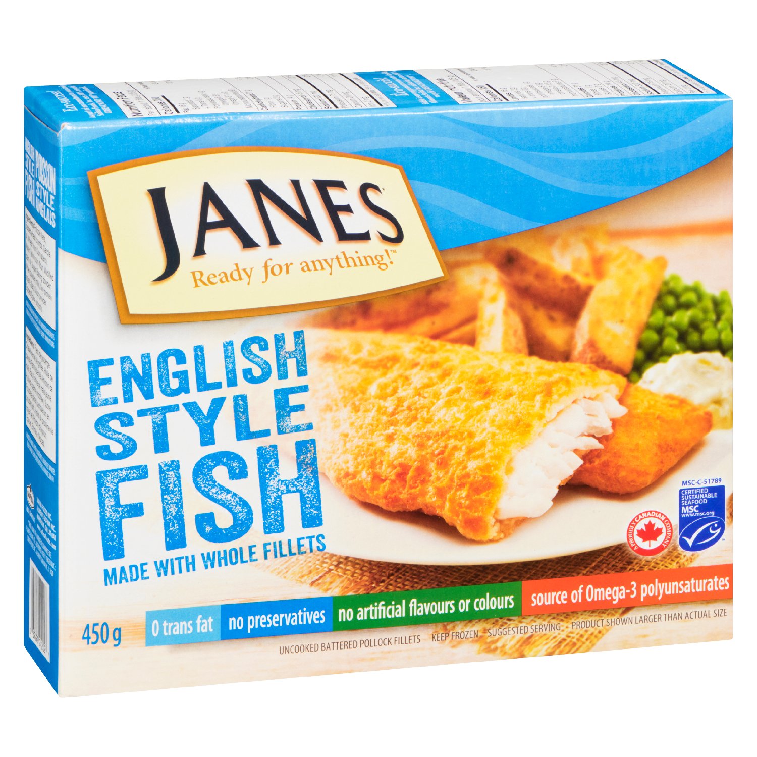 Frozen Breaded English Style Fish 450 g-secondary-image