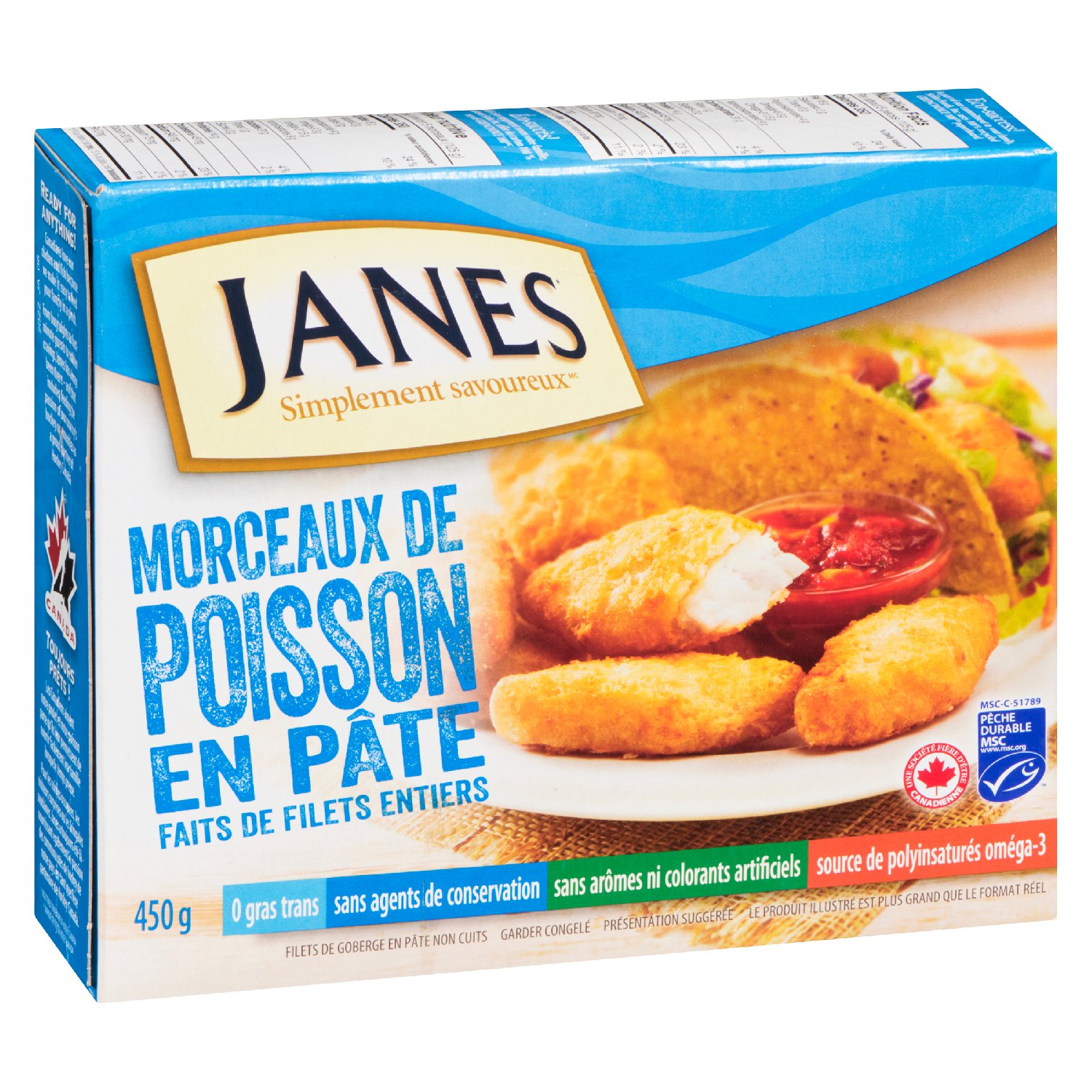 Frozen Breaded Fish Chunks 450 g
