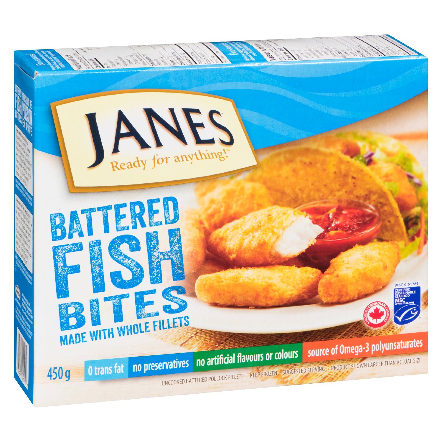 Frozen Breaded Fish Chunks 450 g-secondary-image