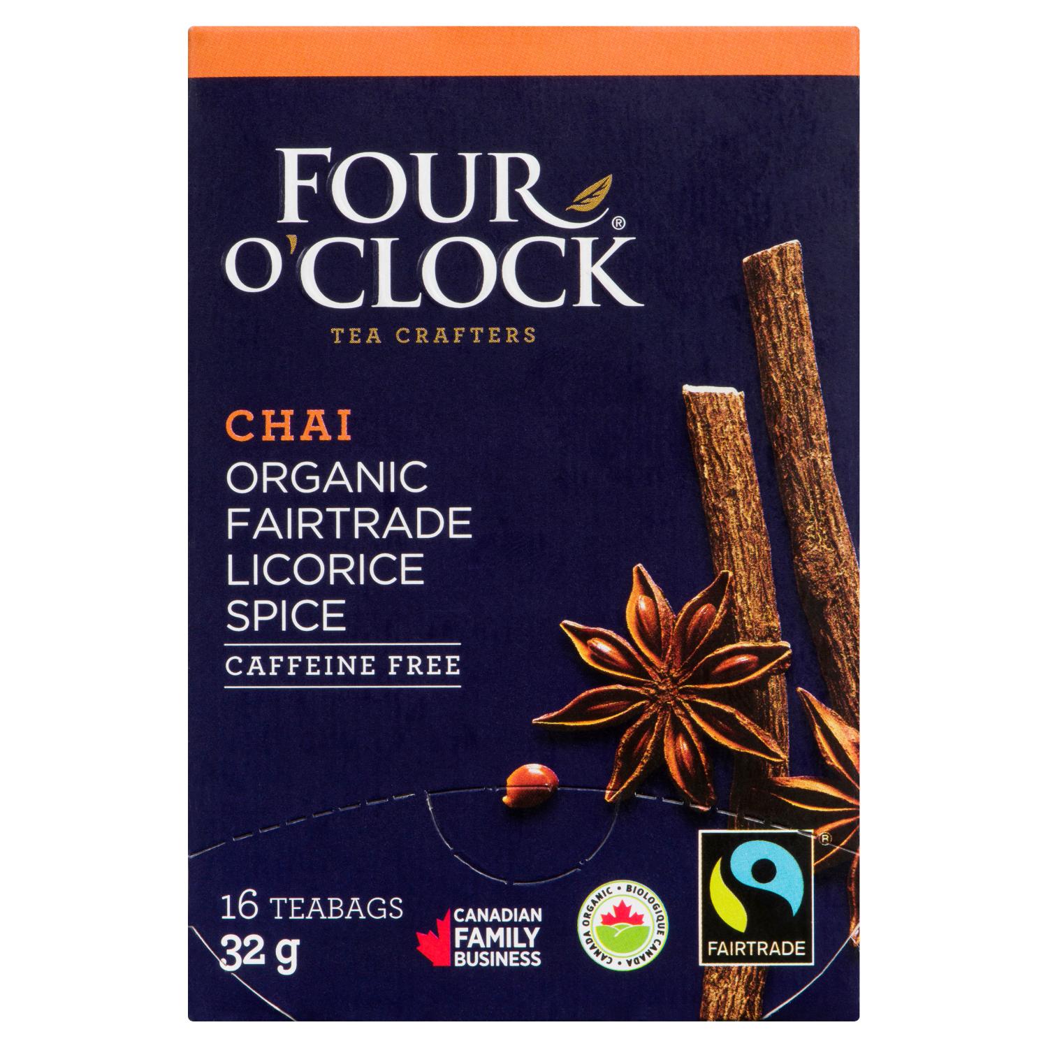 Organic Fairtrade Spicy Licorice Chai Herbal Tea x16-tertiary-image