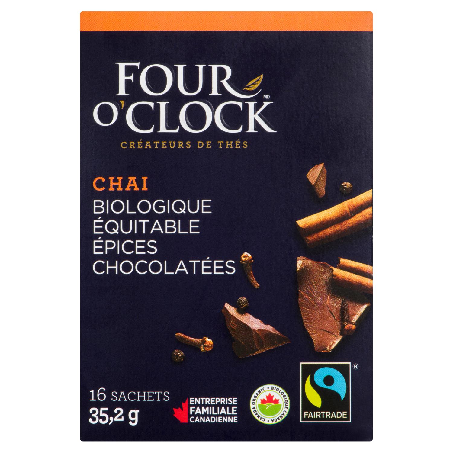 Organic Fairtrade Chocolate Spices Chai Herbal Tea x16-secondary-image