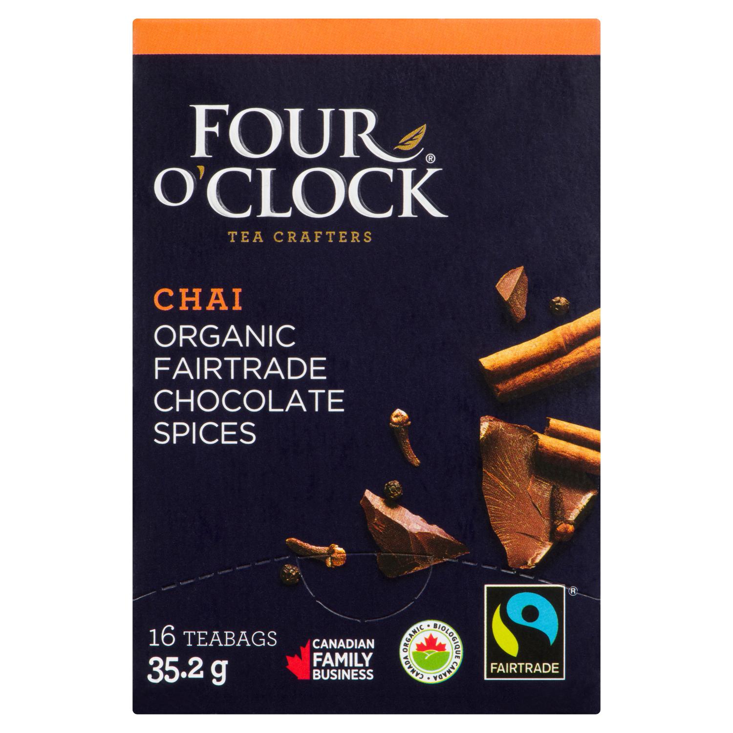 Organic Fairtrade Chocolate Spices Chai Herbal Tea x16-tertiary-image