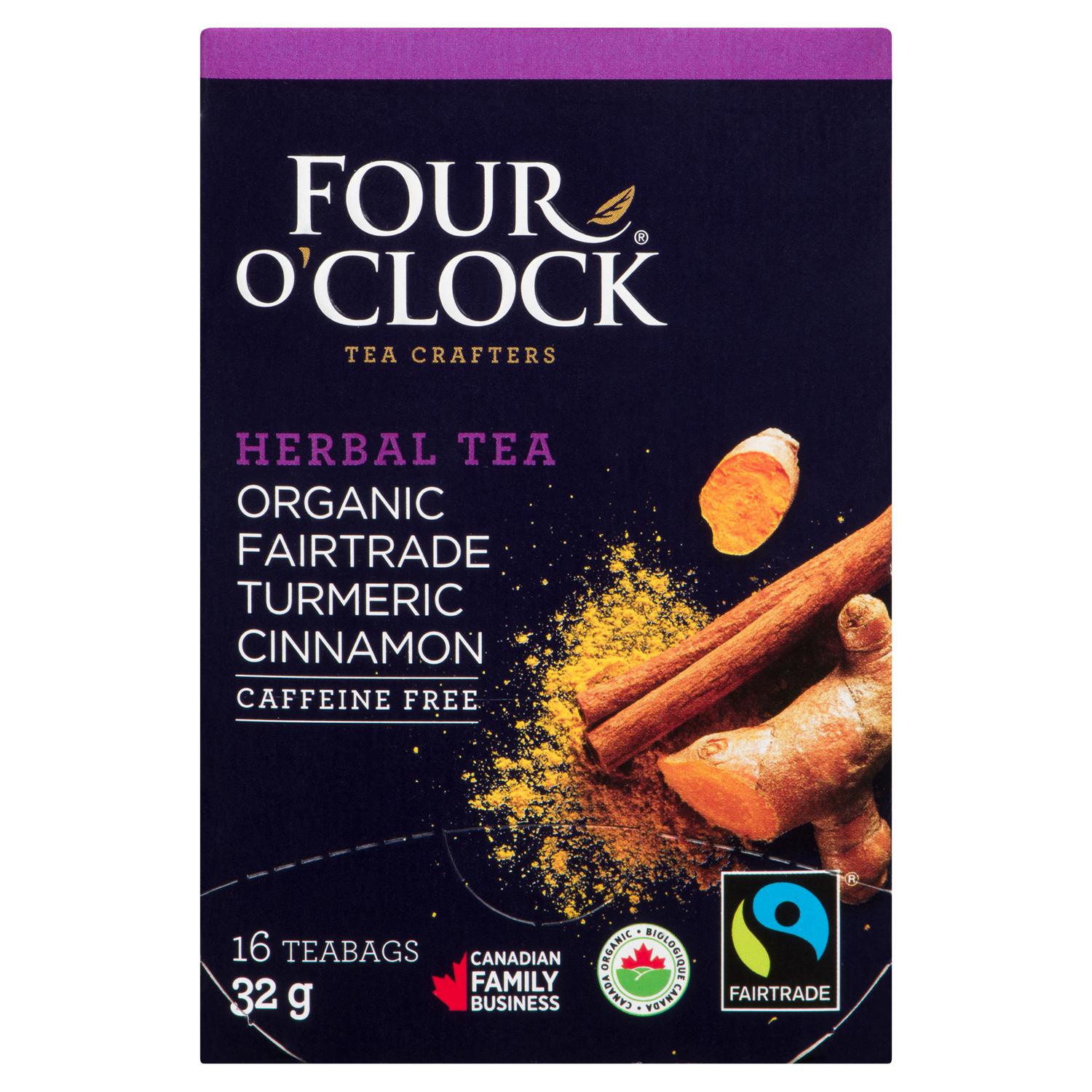 Organic Fairtrade Turmeric Cinnamon Herbal Tea x16 -tertiary-image