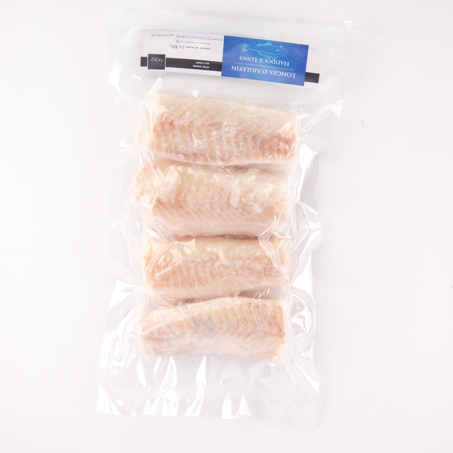 Frozen 4 oz Haddock Loins 1 lb