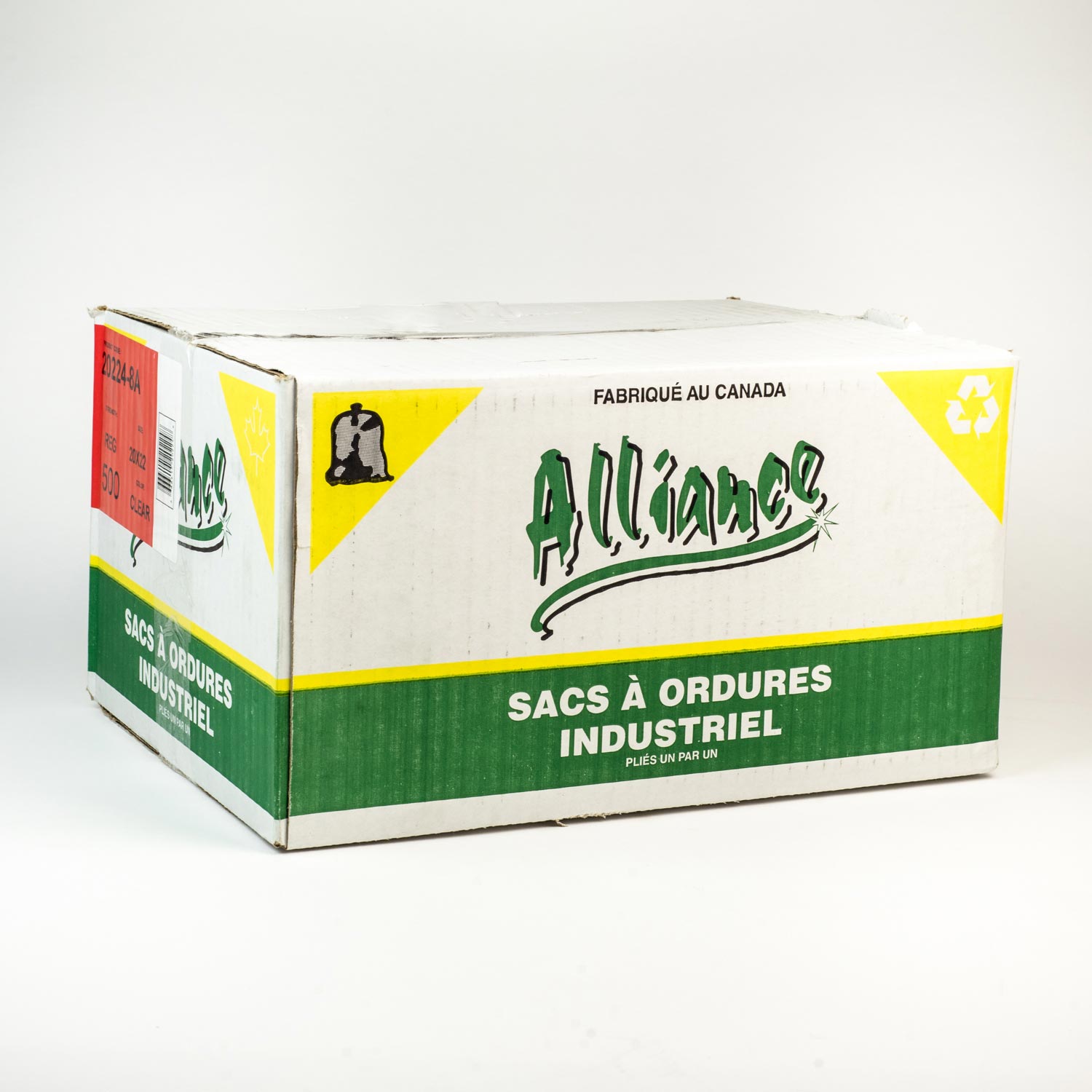 Regular Clear Garbage Bag 20 po x 22 po