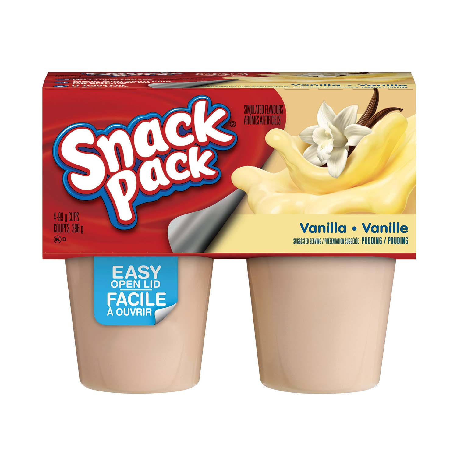 Vanilla Pudding 4 x 99 g