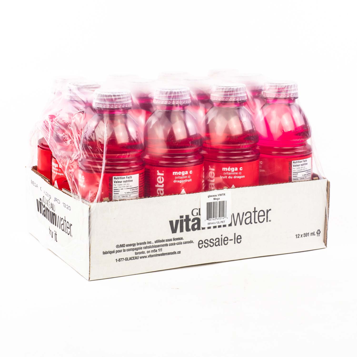 Mega-C Dragonfruit Vitamin Water 591 ml x12