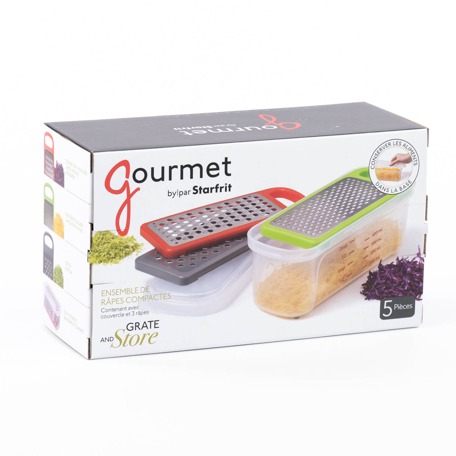 Grater with Containers