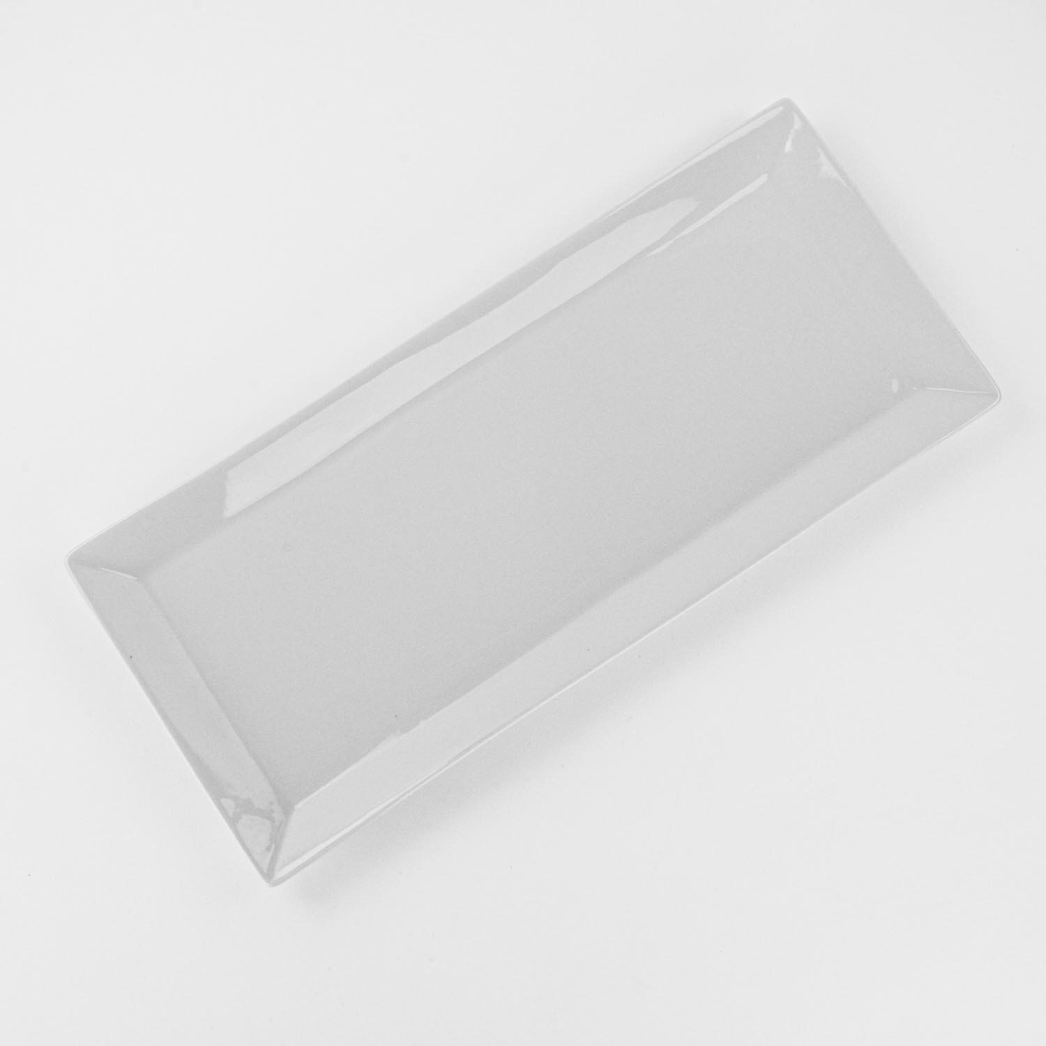 Rectangular Porcelain Plate 14''x6''