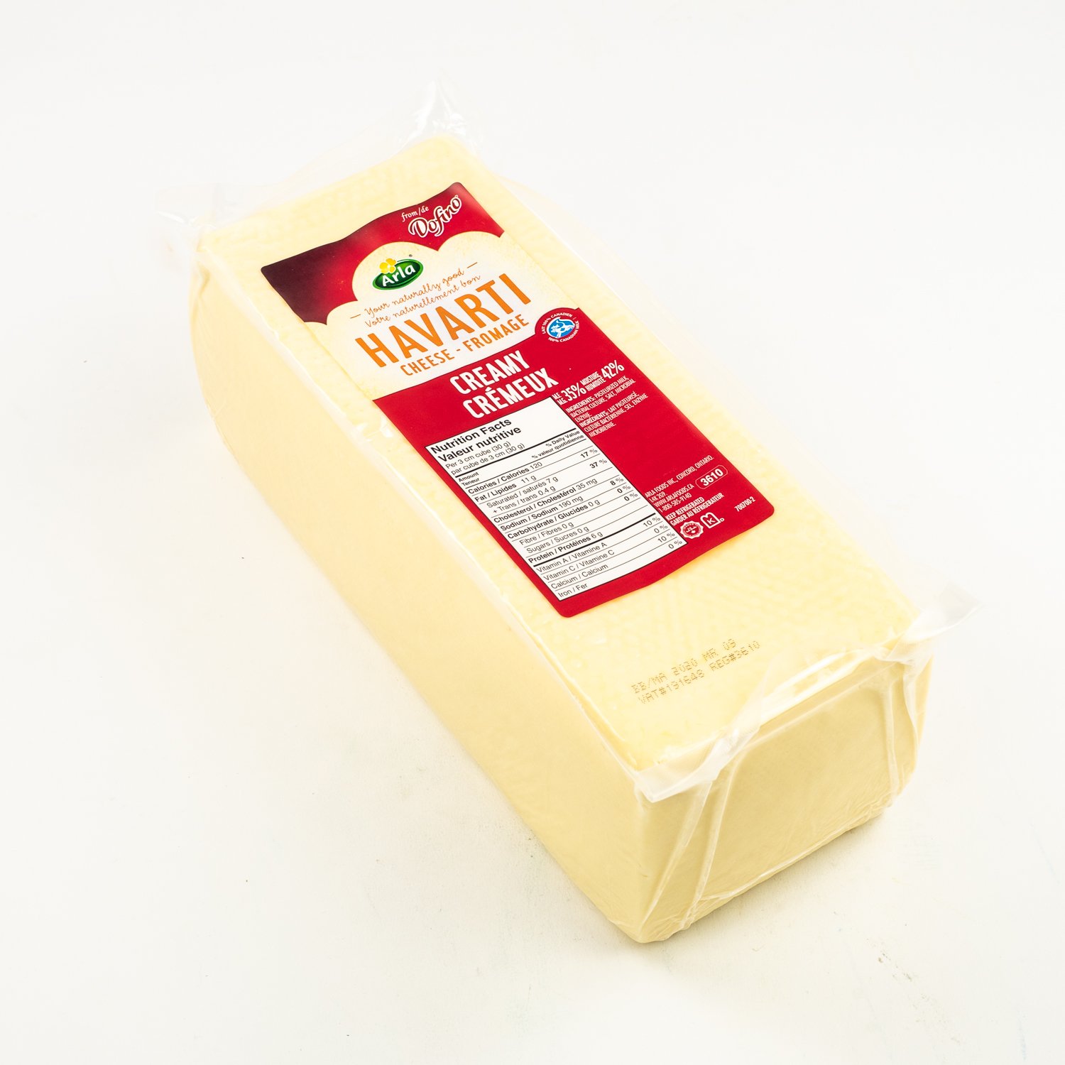 Creamy Havarti Cheese 1 kg