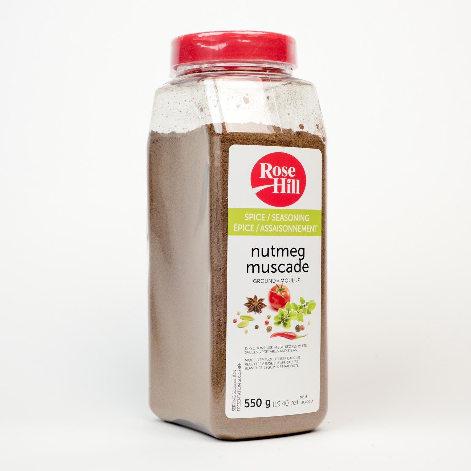 Ground Nutmeg 550 g
