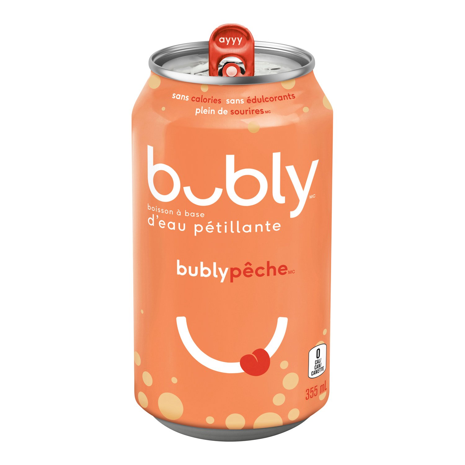 Peach Sparkling Water 355 ml x12-secondary-image
