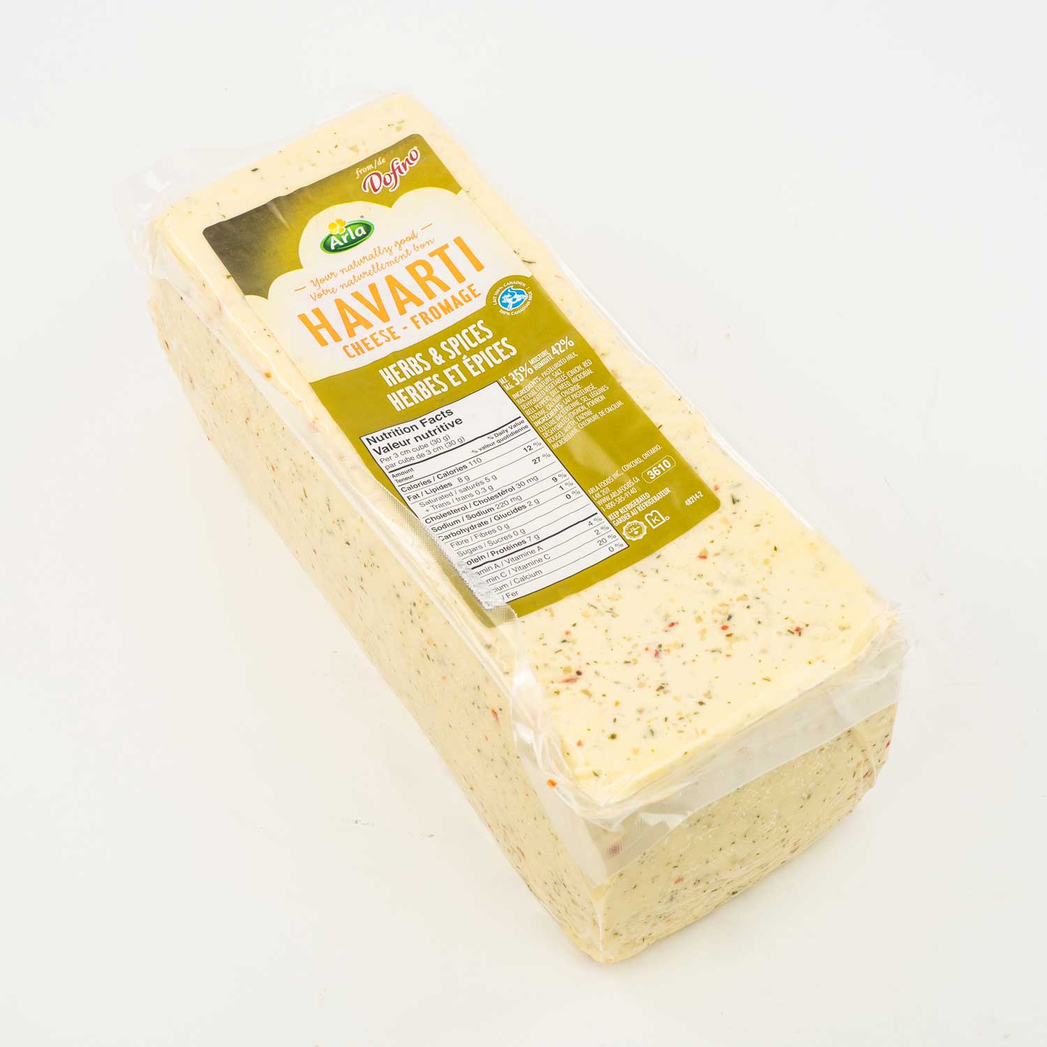 Herbs and Spices Havarti Cheese 4.2 kg