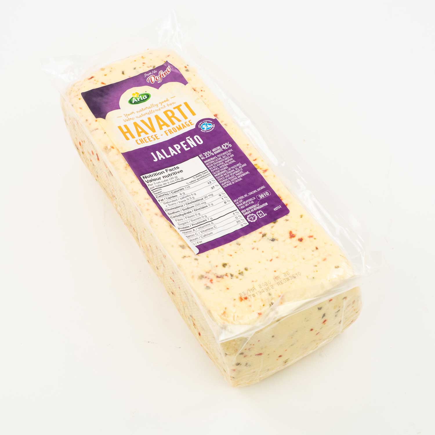 Jalapeño Havarti Cheese 4.2 kg