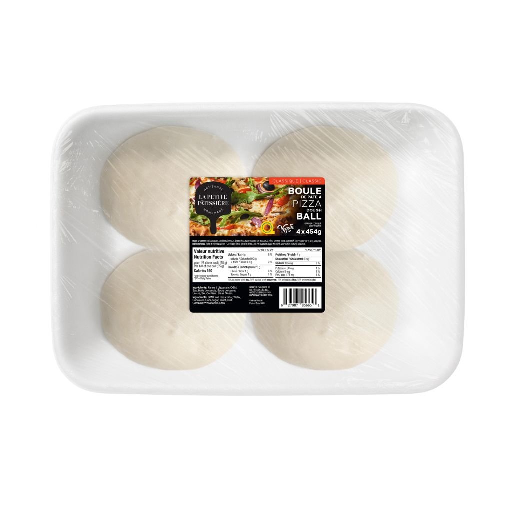 Frozen Pizza Dough Ball 454 g x4