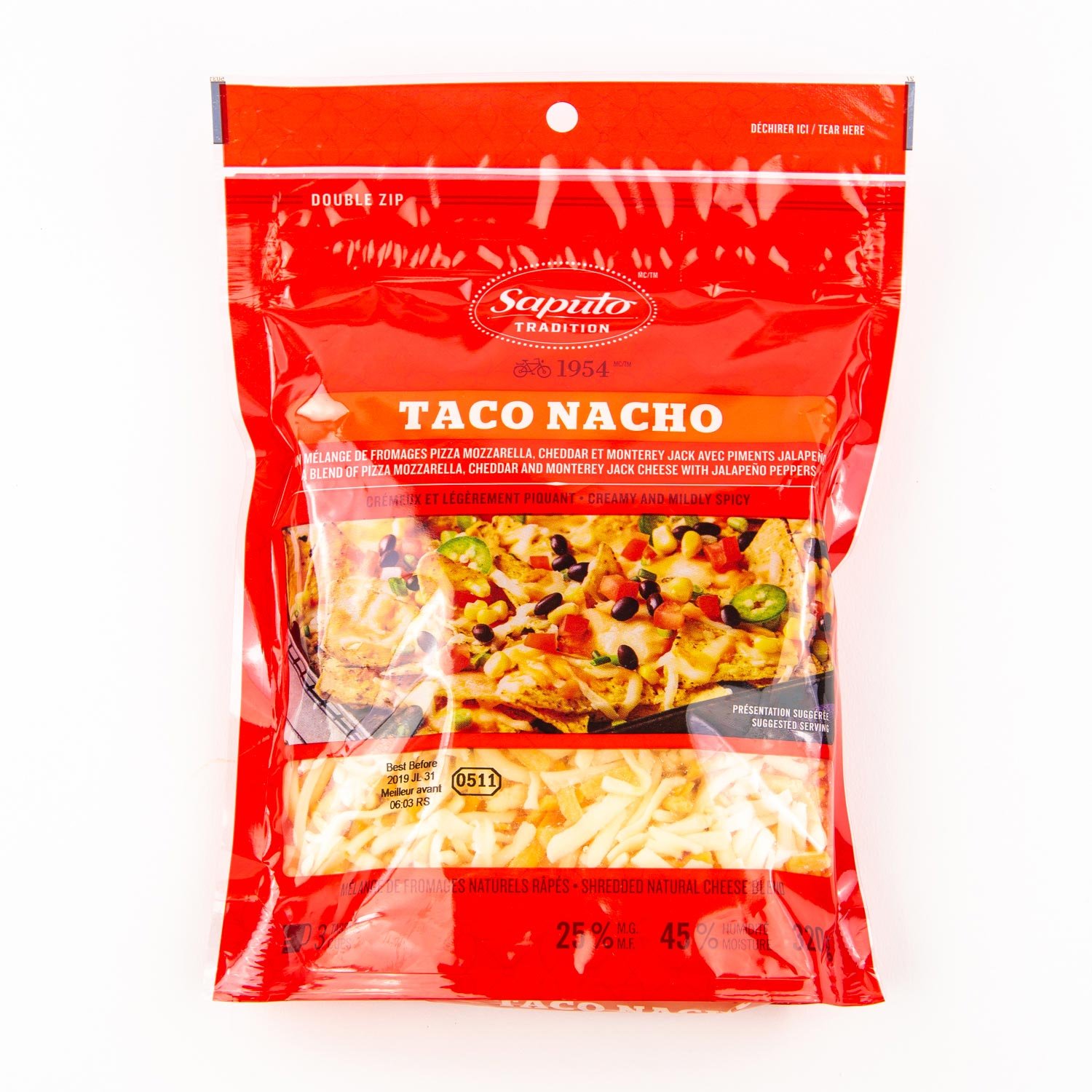 Grated Taco Nacho Cheese 320 g