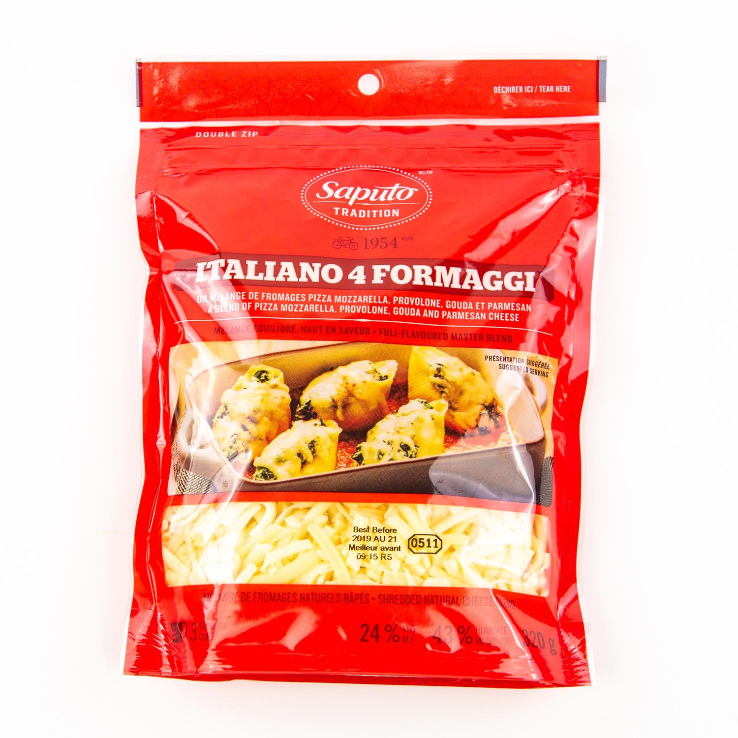 Shredded 4 Cheese Blend 320 g