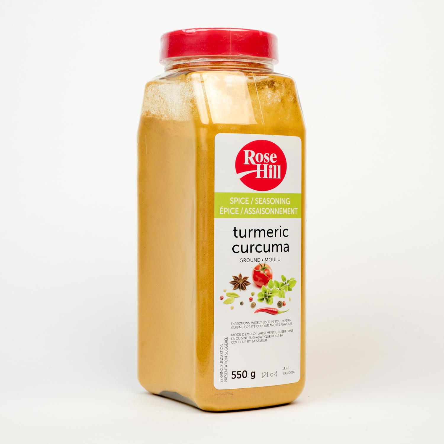 Ground Turmeric 550 g