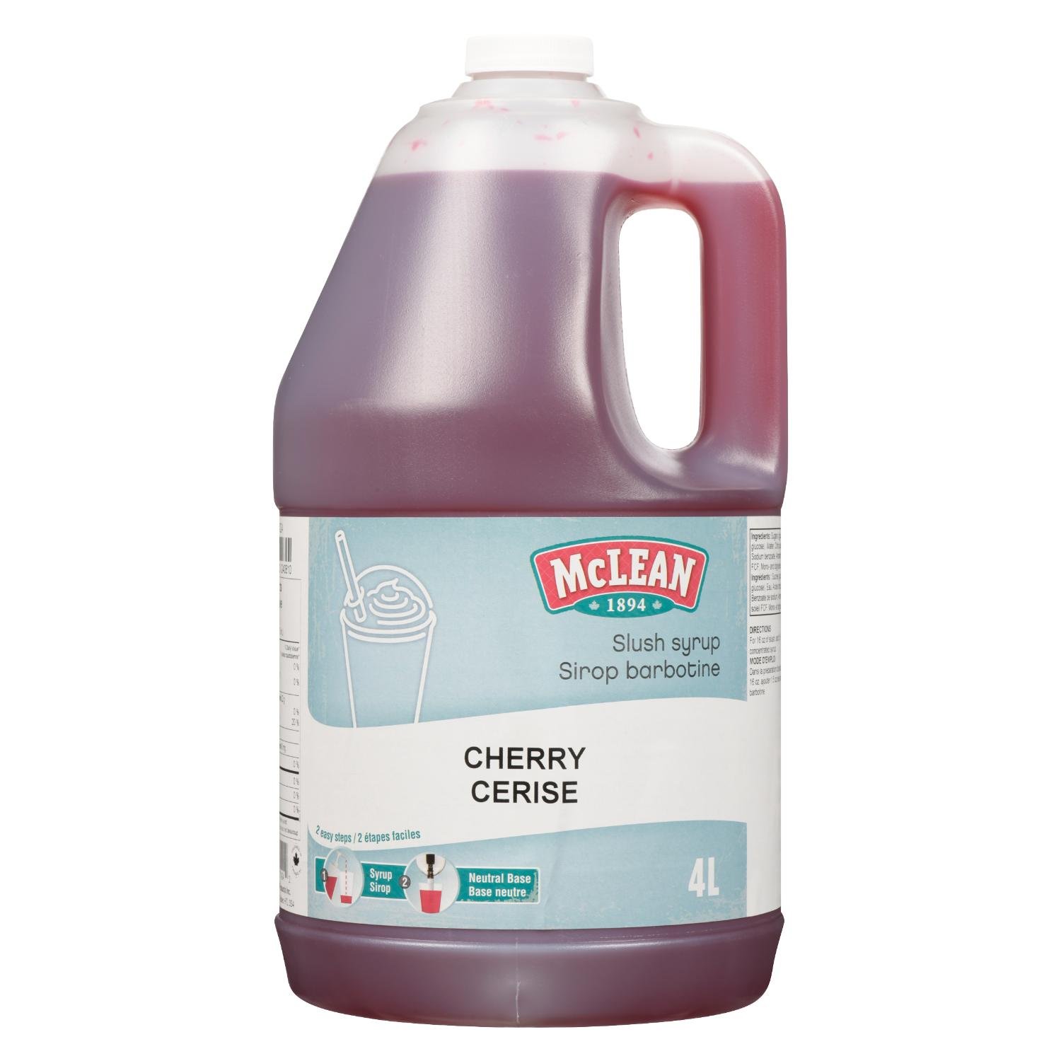 Cherry Flavour Slush Syrup 4 L