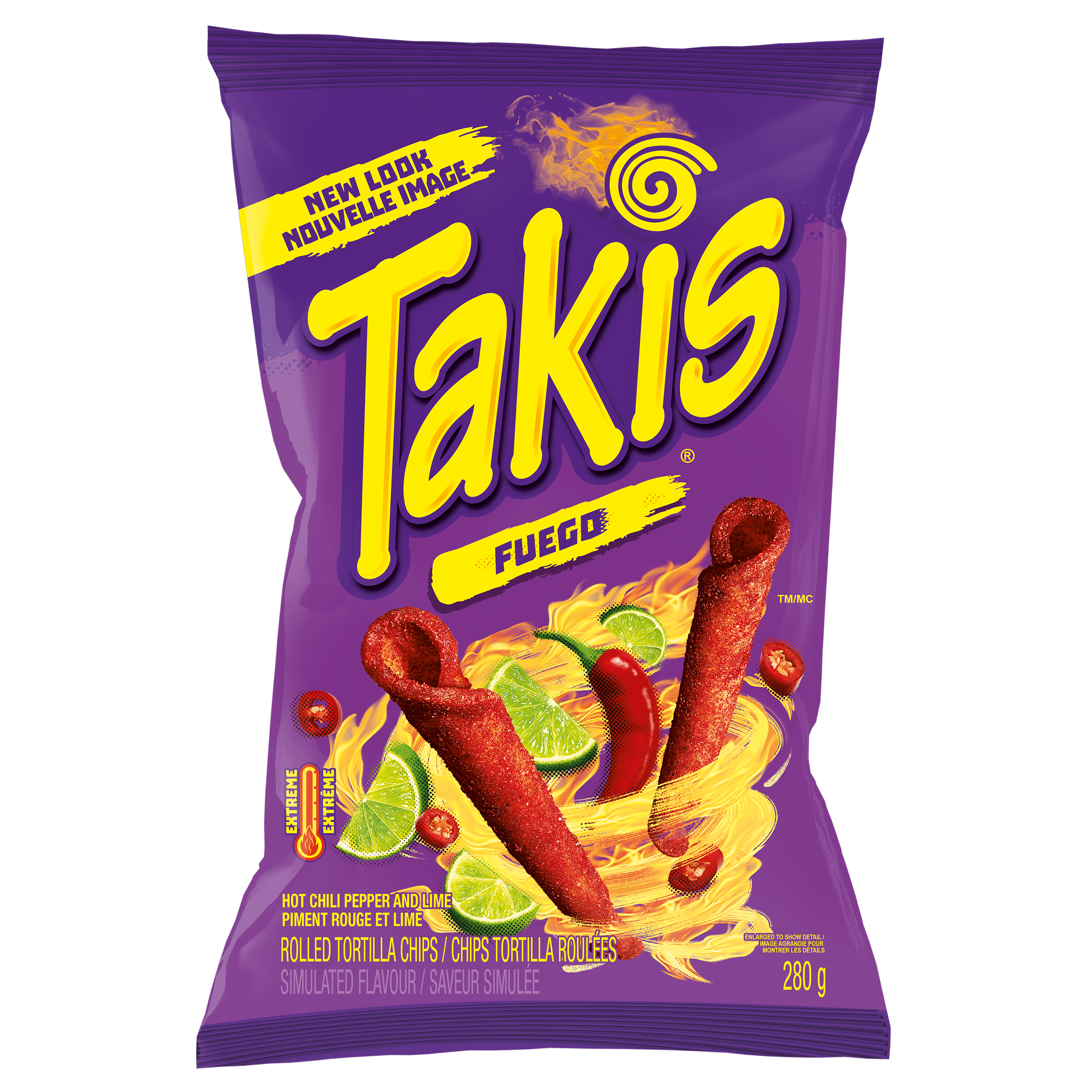 Spicy Rolled Tortilla Chips 280 g