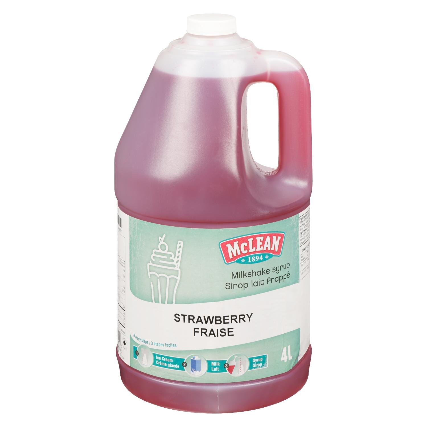 Strawberry Milkshake Syrup 4 L-secondary-image