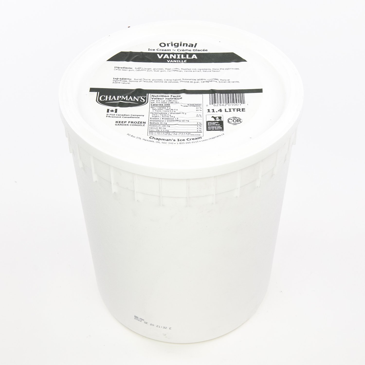 Vanilla Ice Cream 11.4 L