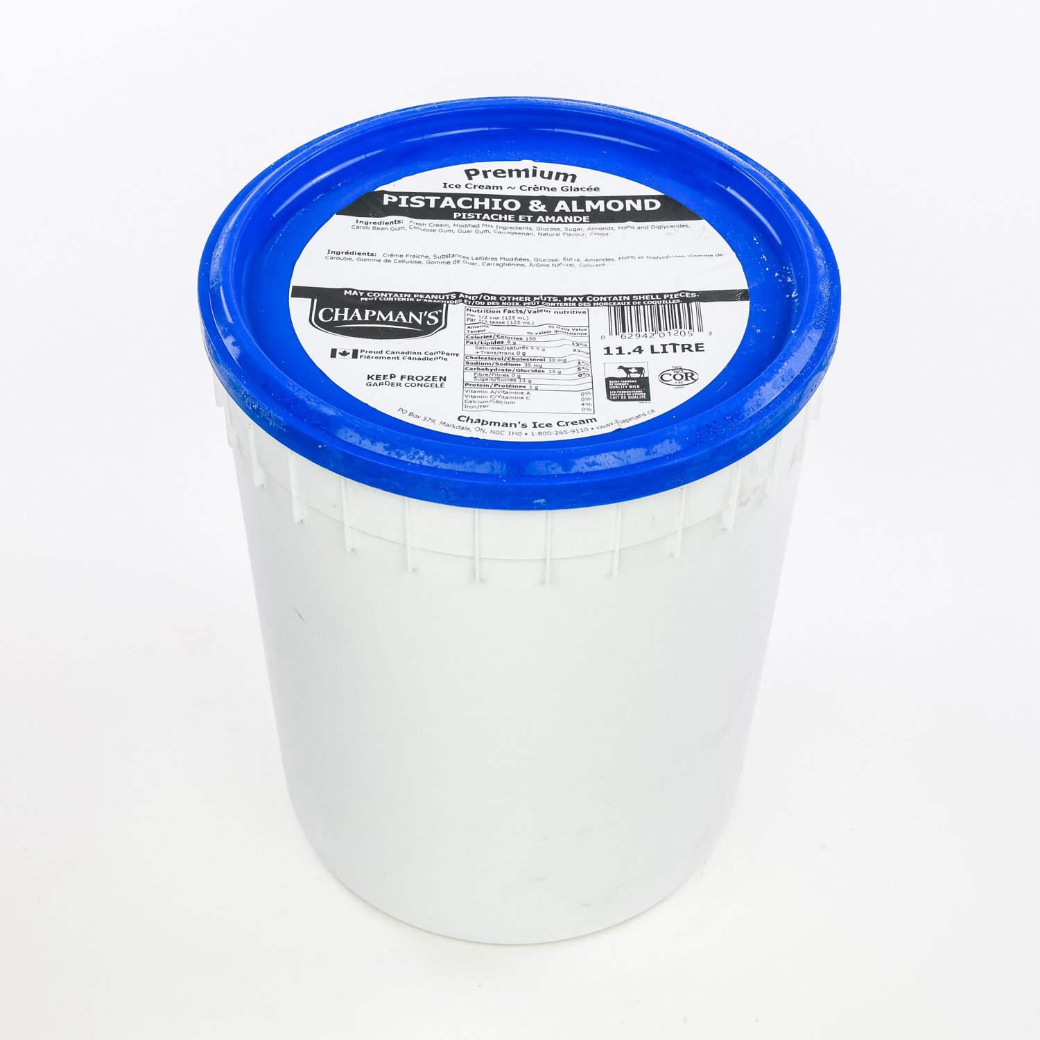 Premium Pistachio and Almond Ice Cream 11.4 L