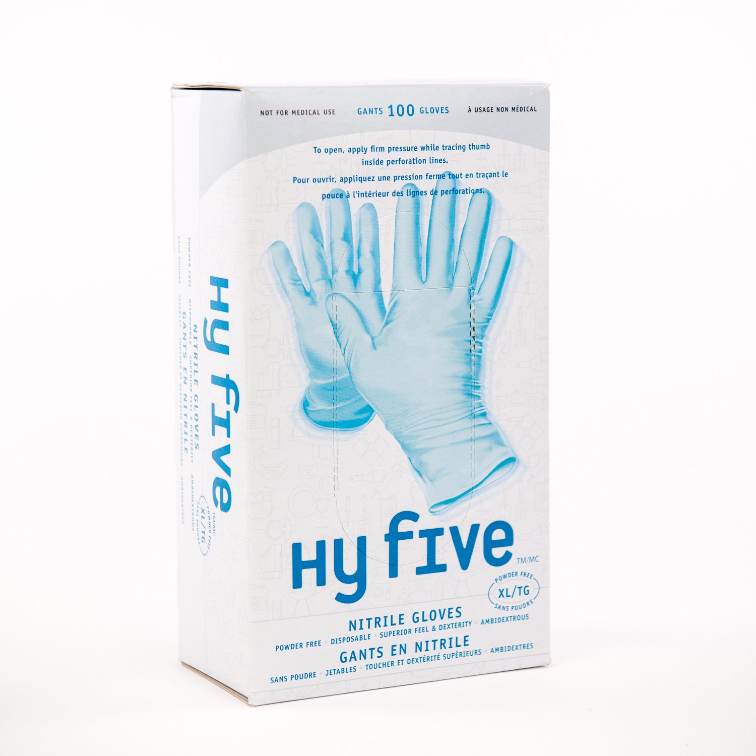 Blue Nitrile Gloves Extra-Large