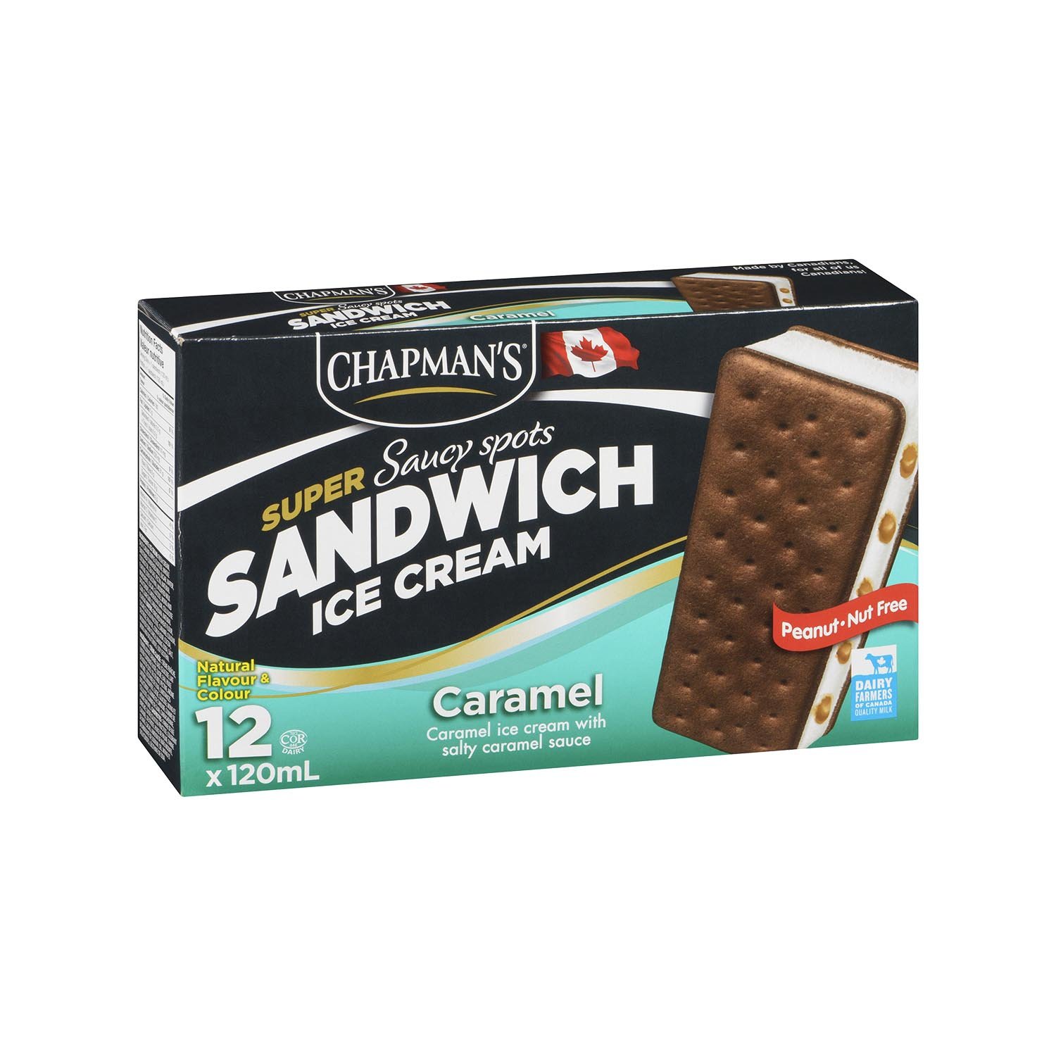 Ice Cream and Caramel Sauce Super Sandwich 120 ml