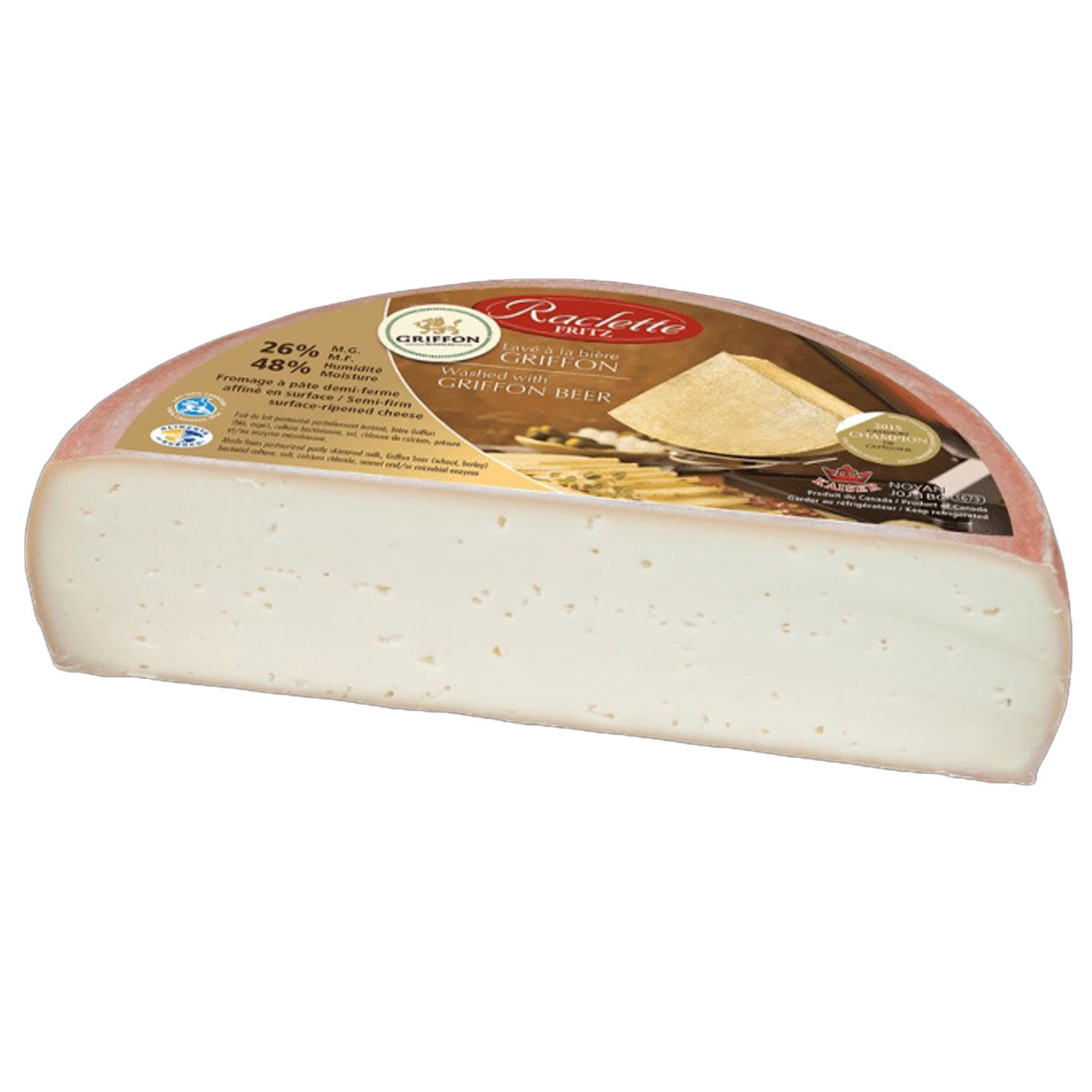 Griffon Beer Ripened Raclette Cheese Wheel 3 kg