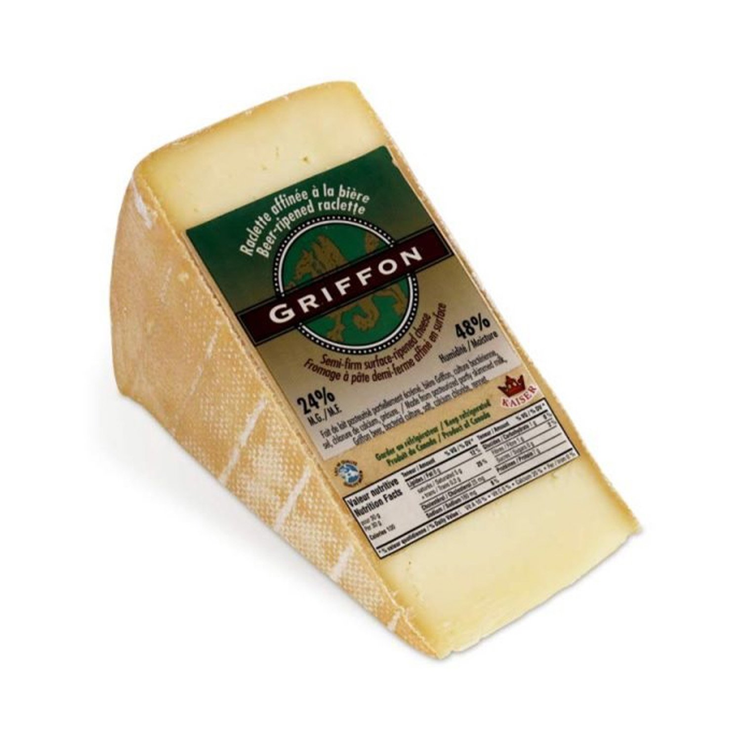 Griffon Beer Ripened Raclette Cheese 400 g