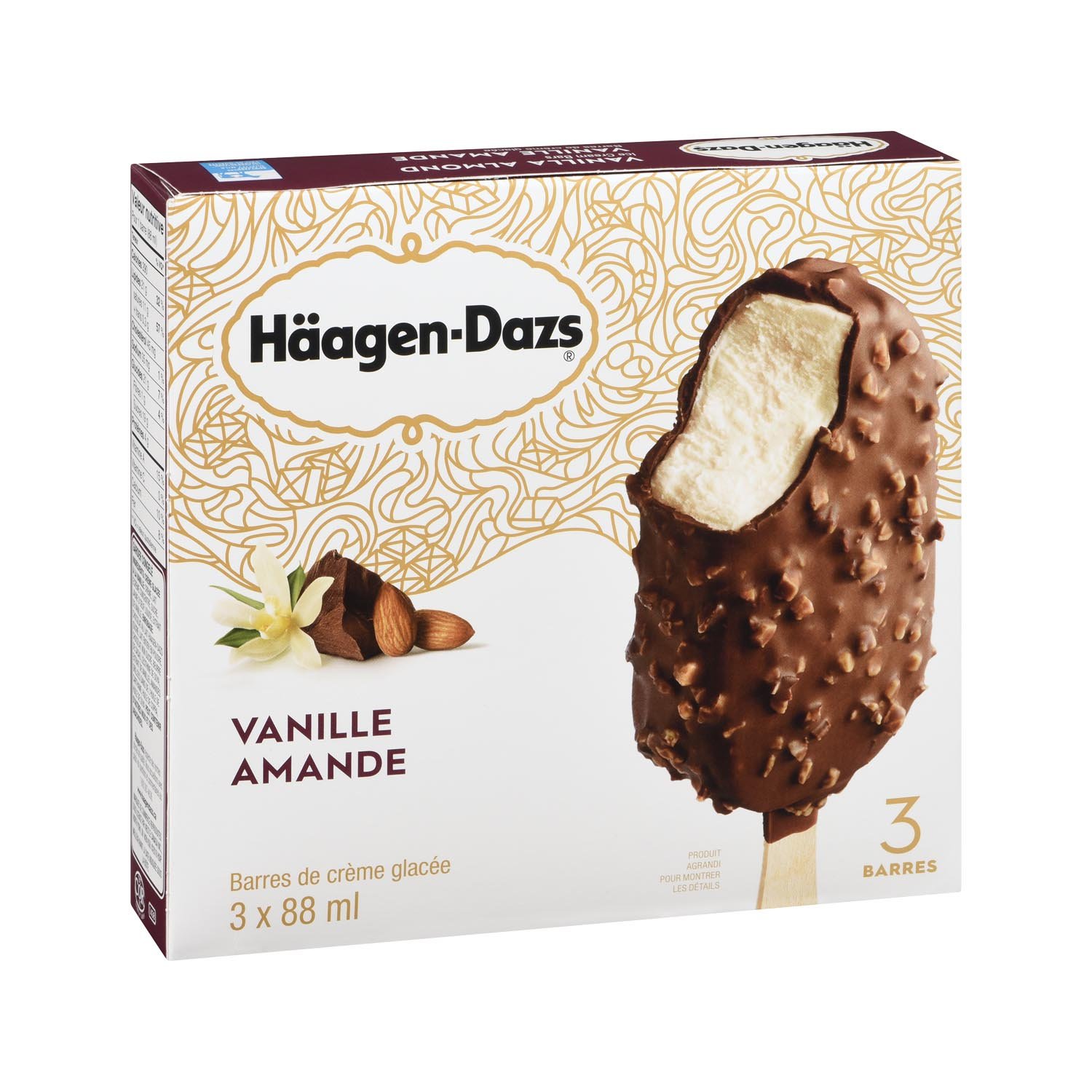 Almond and Vanilla Ice Cream Bars 88 ml-secondary-image