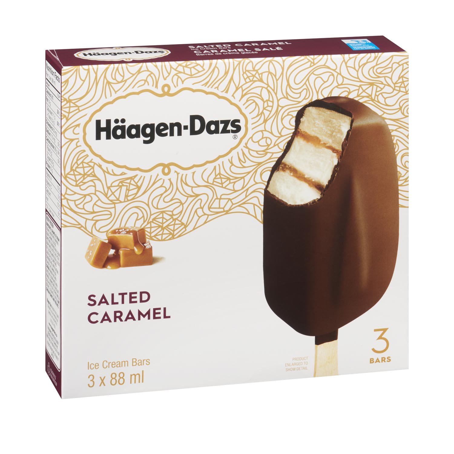 Salted Caramel and Vanilla Ice Cream Bars 88 ml-secondary-image