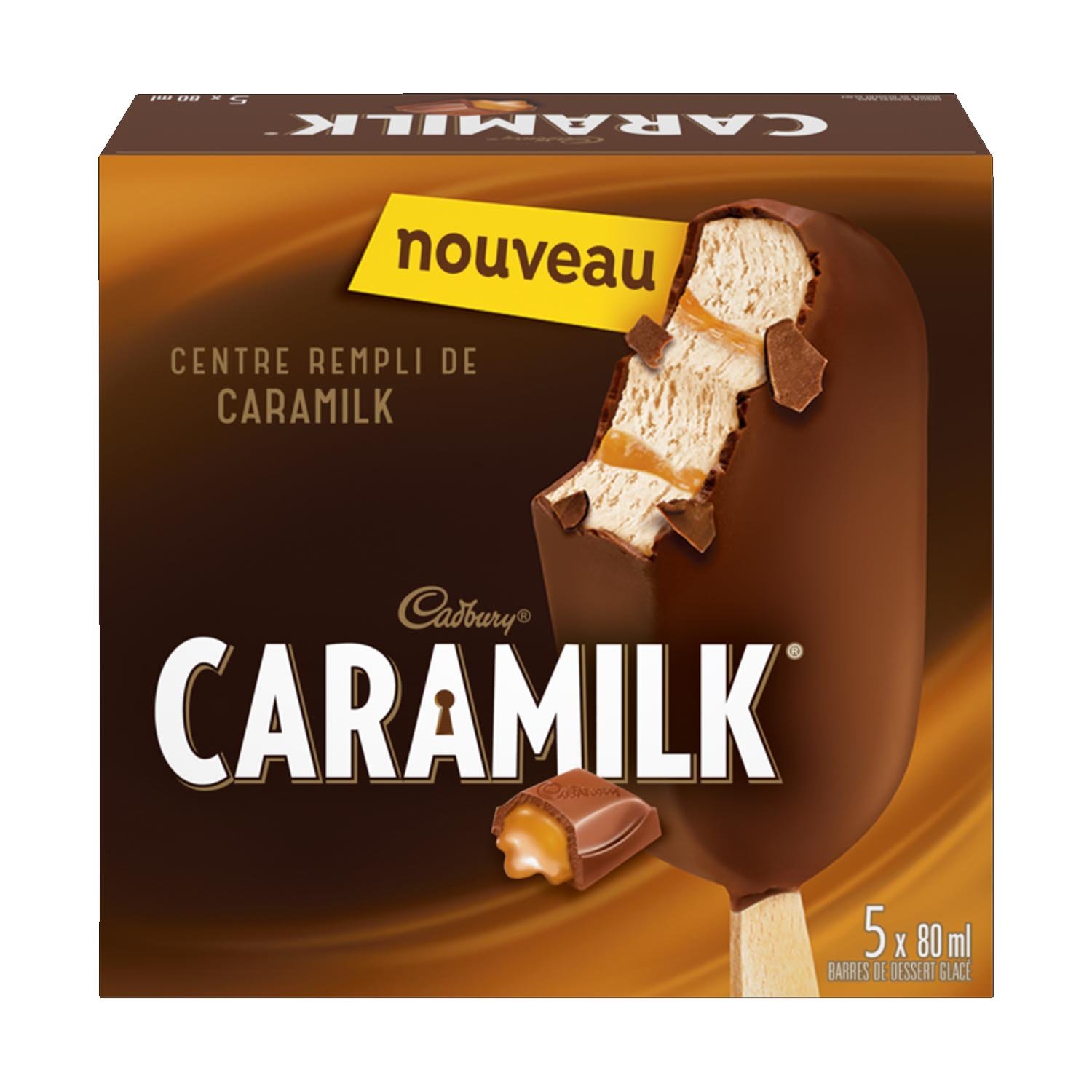 Caramilk Ice Cream Bars 80 ml