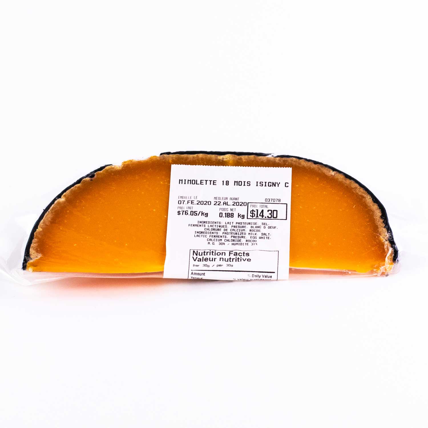 18 Month Aged Mimolette Cheese 150 g