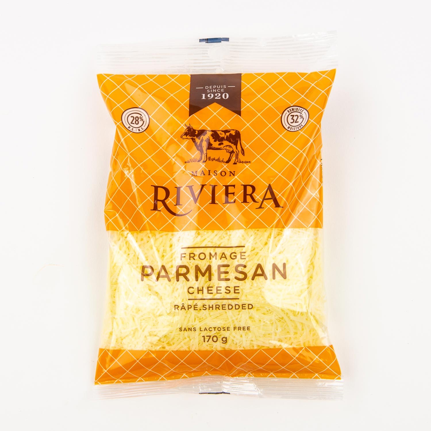 Lactose Free Shredded Parmesan Cheese 170 g