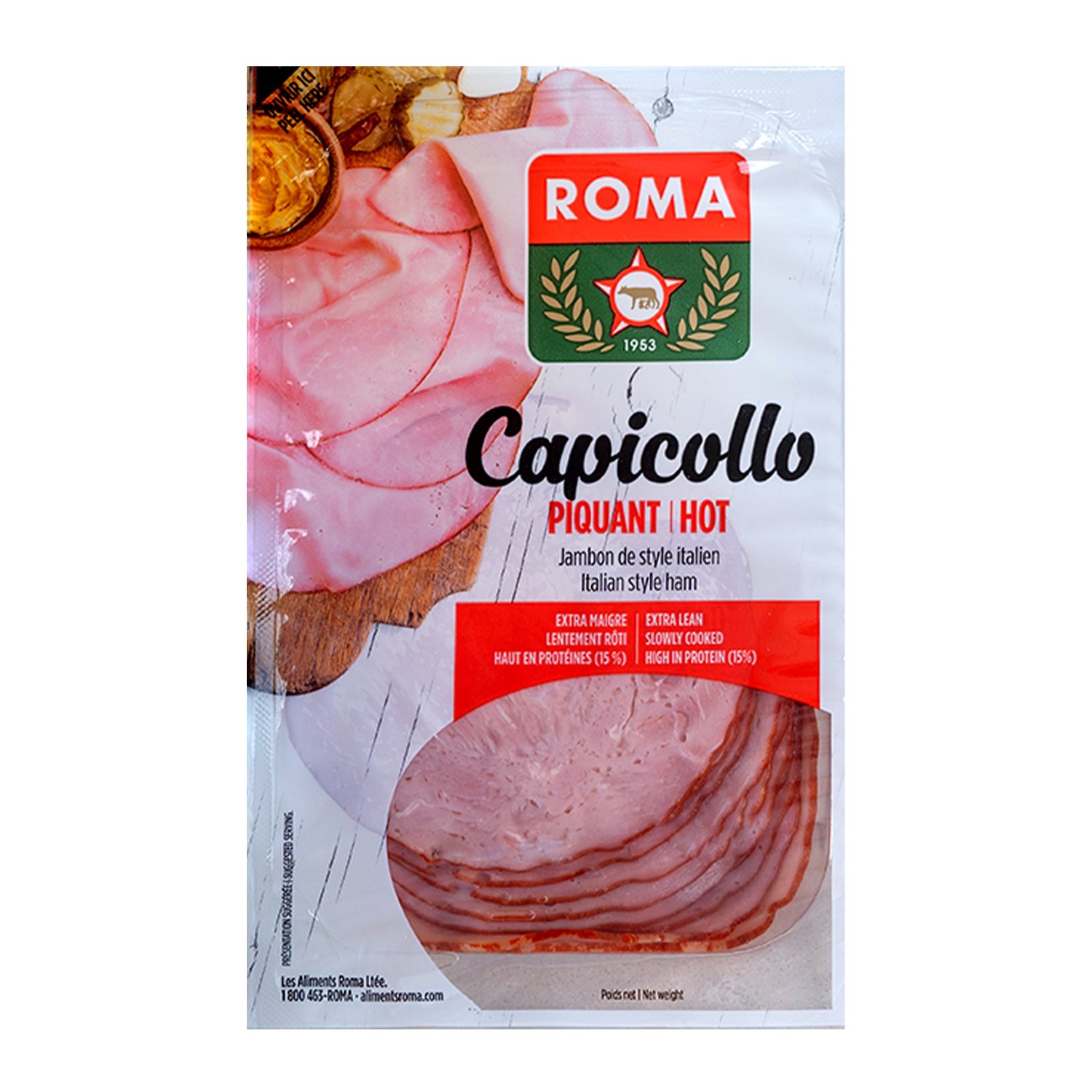 Sliced Extra Lean Hot Capicollo 125 g