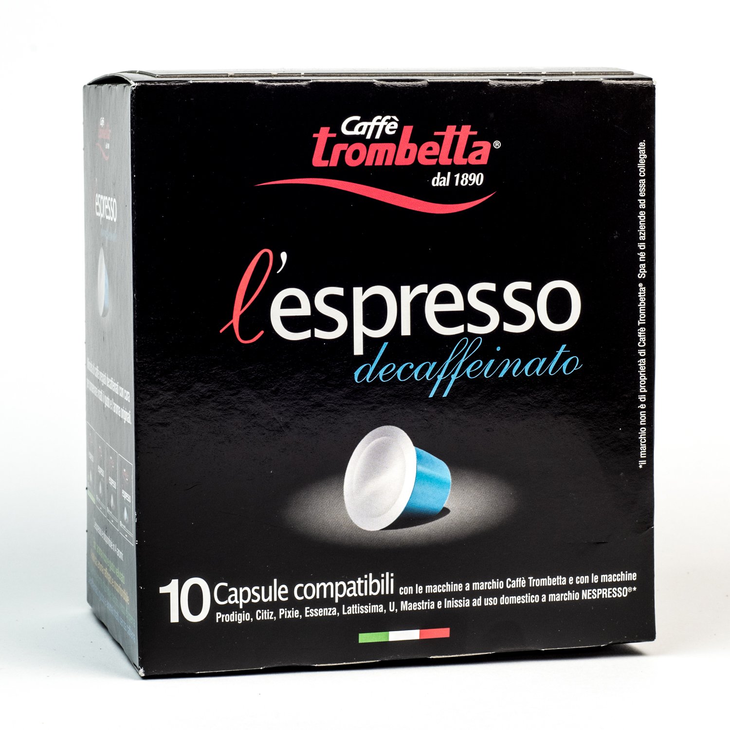 Decafeinated Nespresso Compatible Coffee Caps x10
