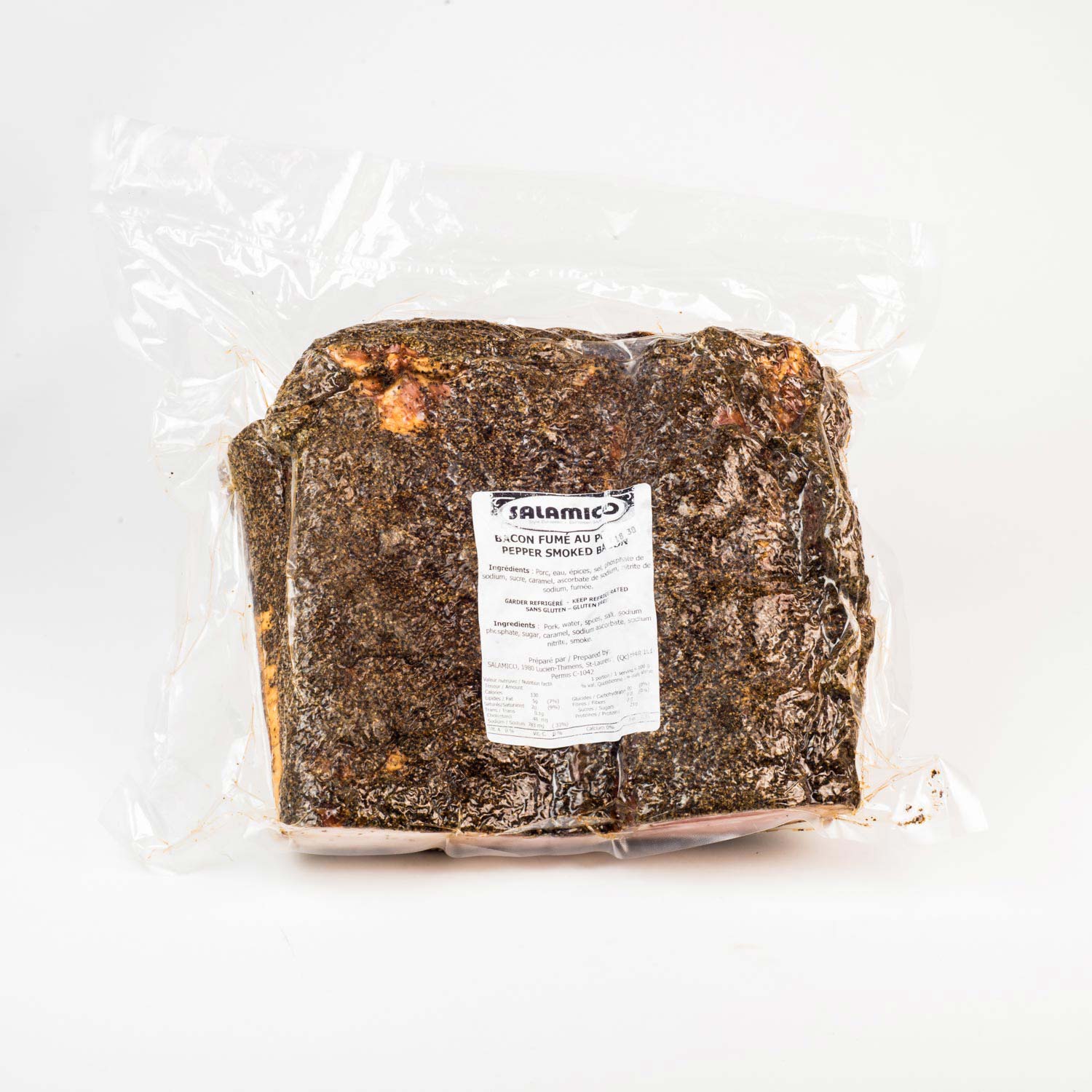 Black Pepper Smoked Bacon 2.5 kg