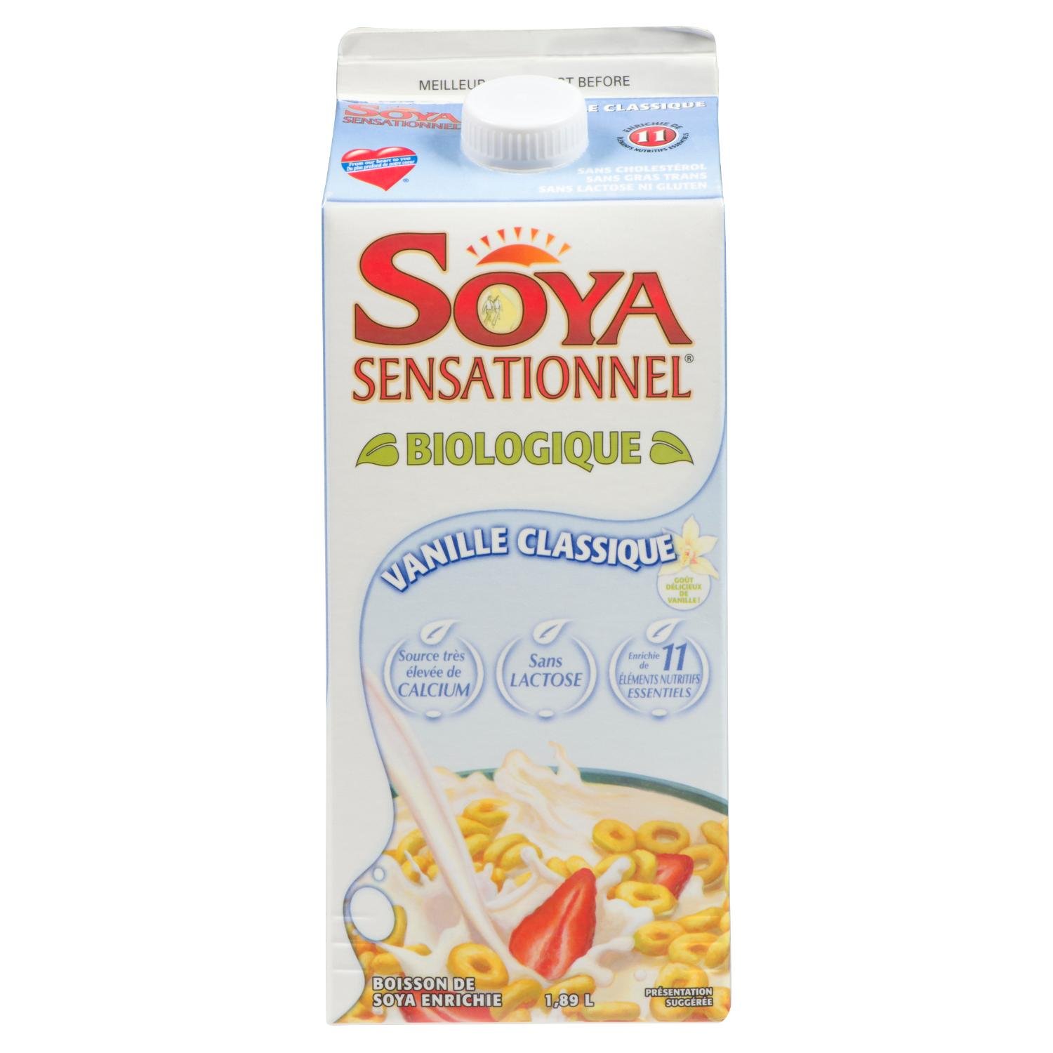 Organic Refrigerated Vanilla Soy Beverage 1.89 L