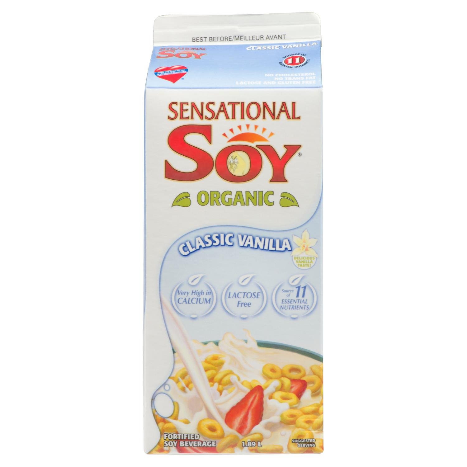Organic Refrigerated Vanilla Soy Beverage 1.89 L-secondary-image