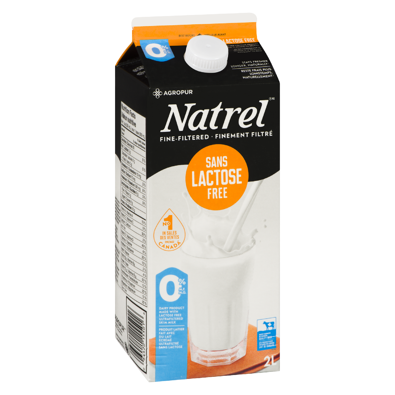 0% Lactose Free Milk 2 L
