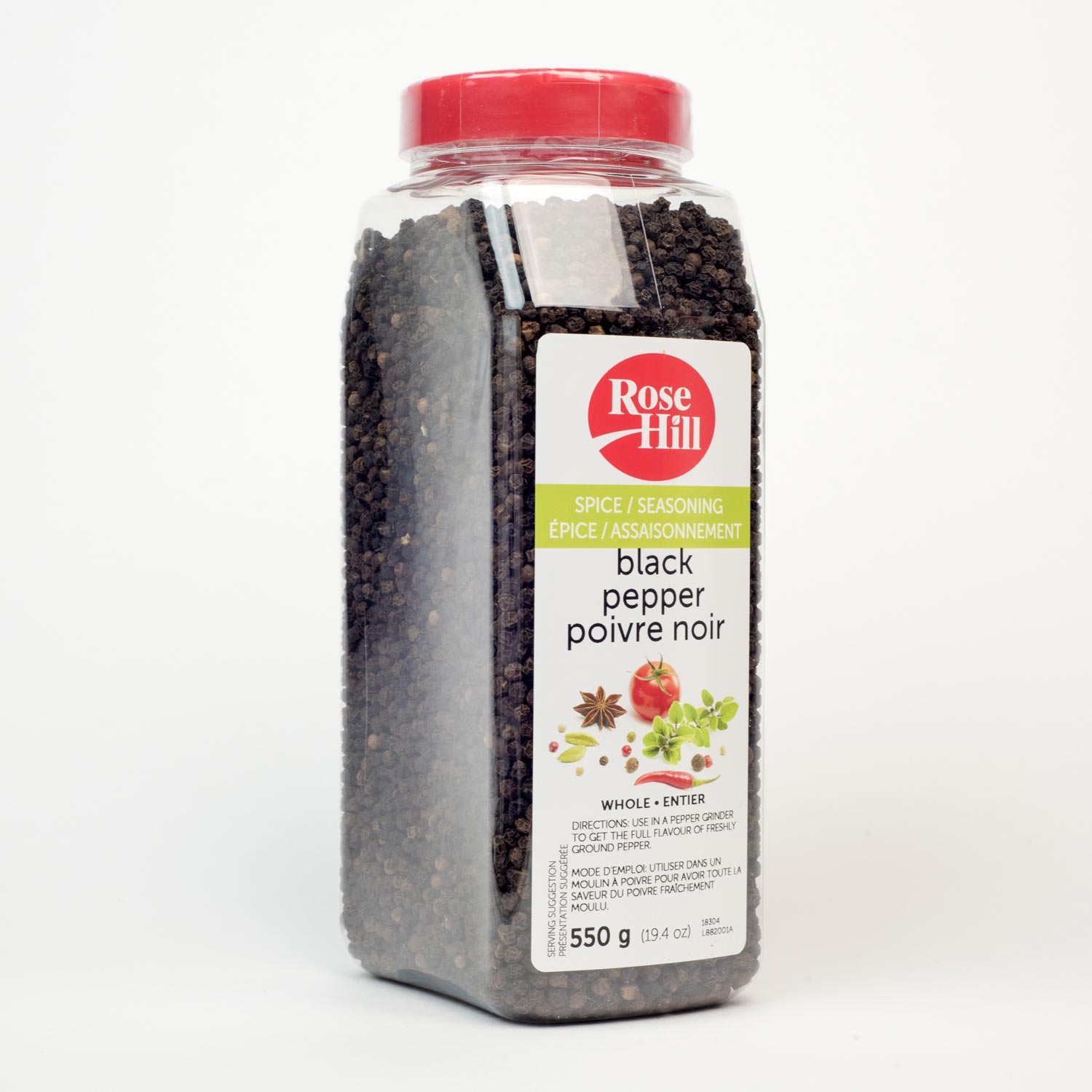 Whole Black Pepper 550 g