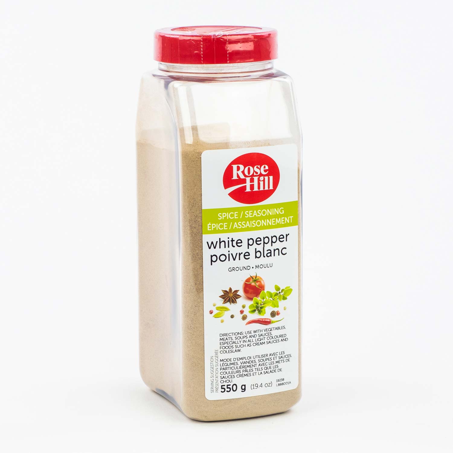 Ground White Pepper 550 g