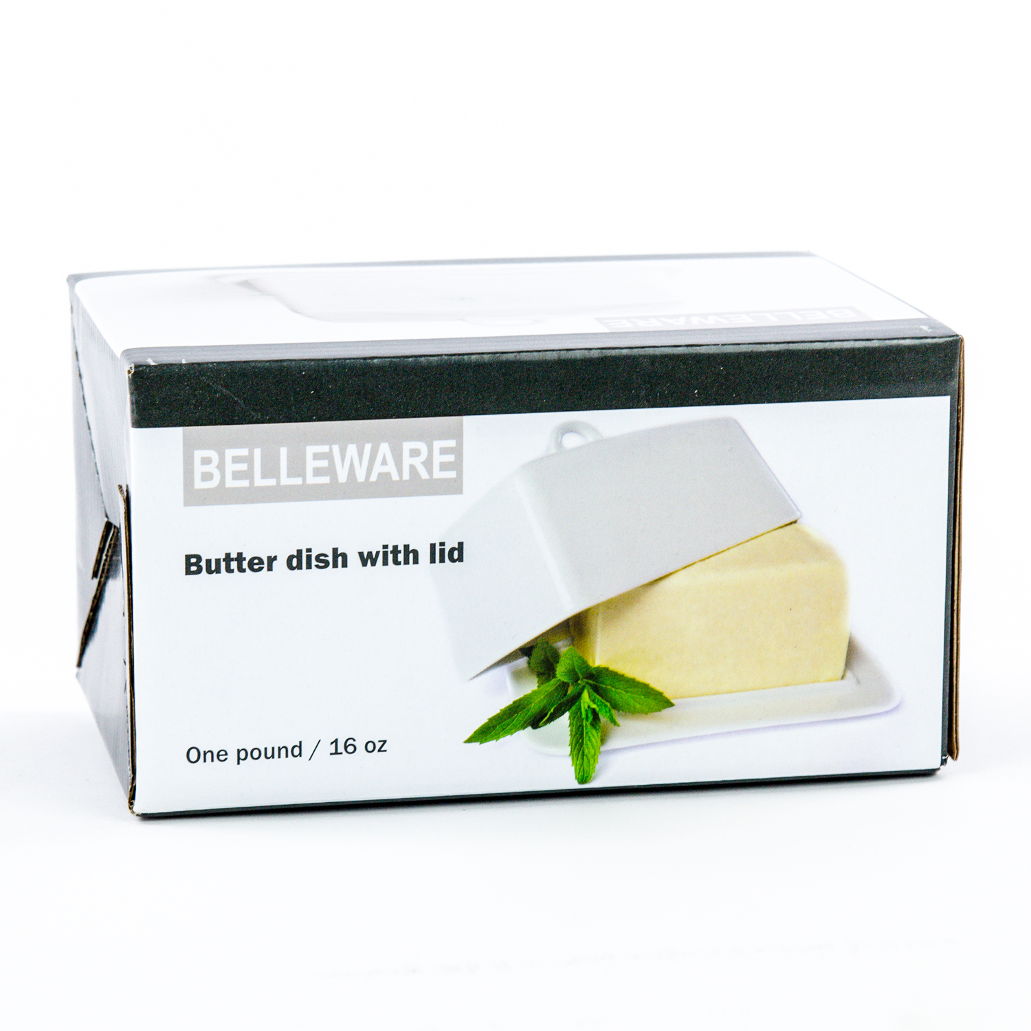 Porcelain Butter Dish with Cover